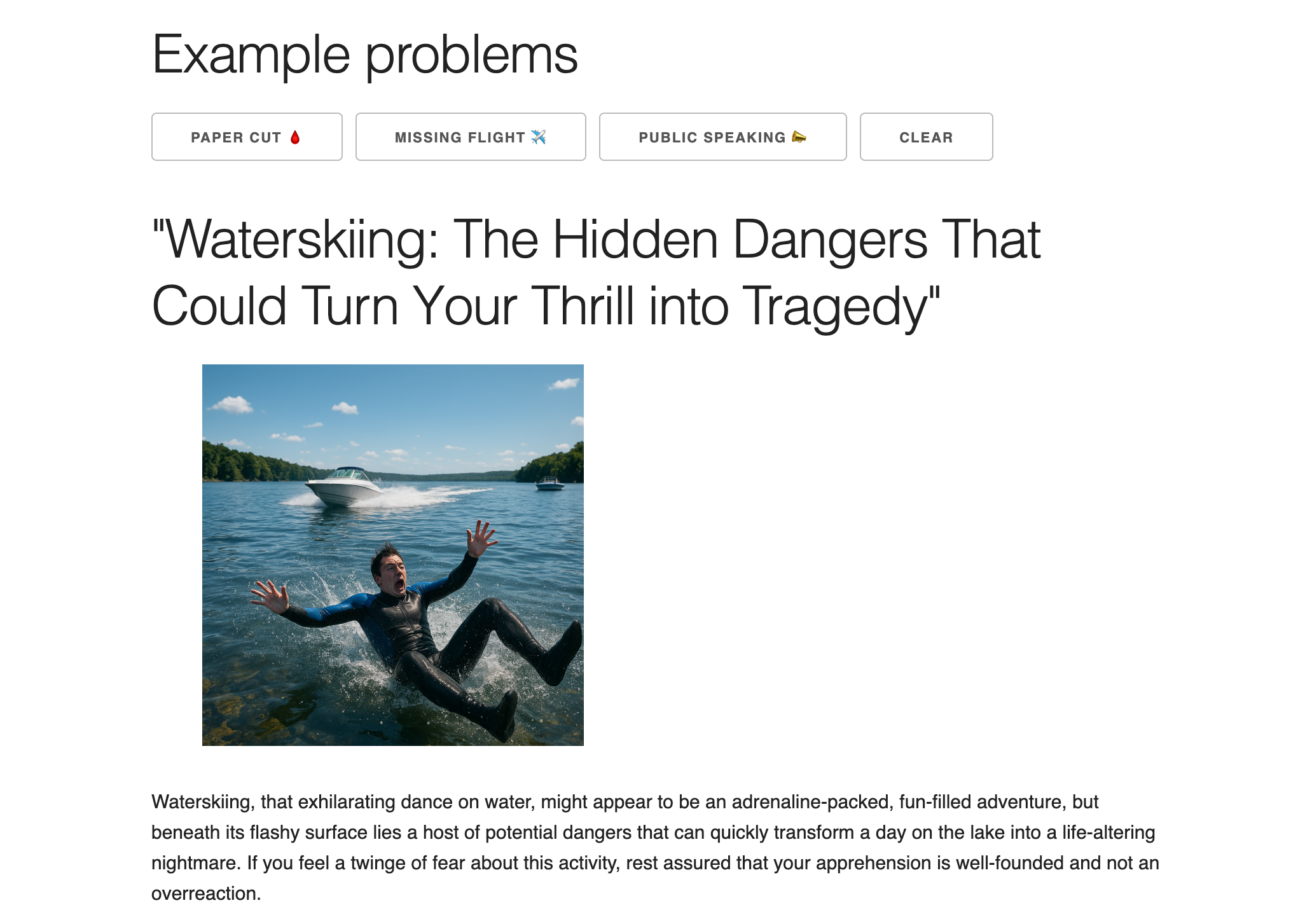 Yes, It's a Problem